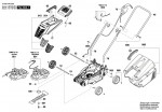 Bosch 3 600 HA6 008 Arm 3200 Lawnmower 230 V / Eu Spare Parts